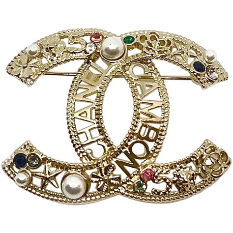 chanel cambon brooch|Chanel crystal brooches.